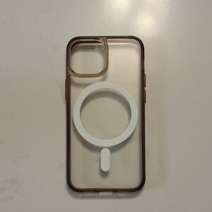 Clear iPhone 13 mini Case with White MagSafe Ring